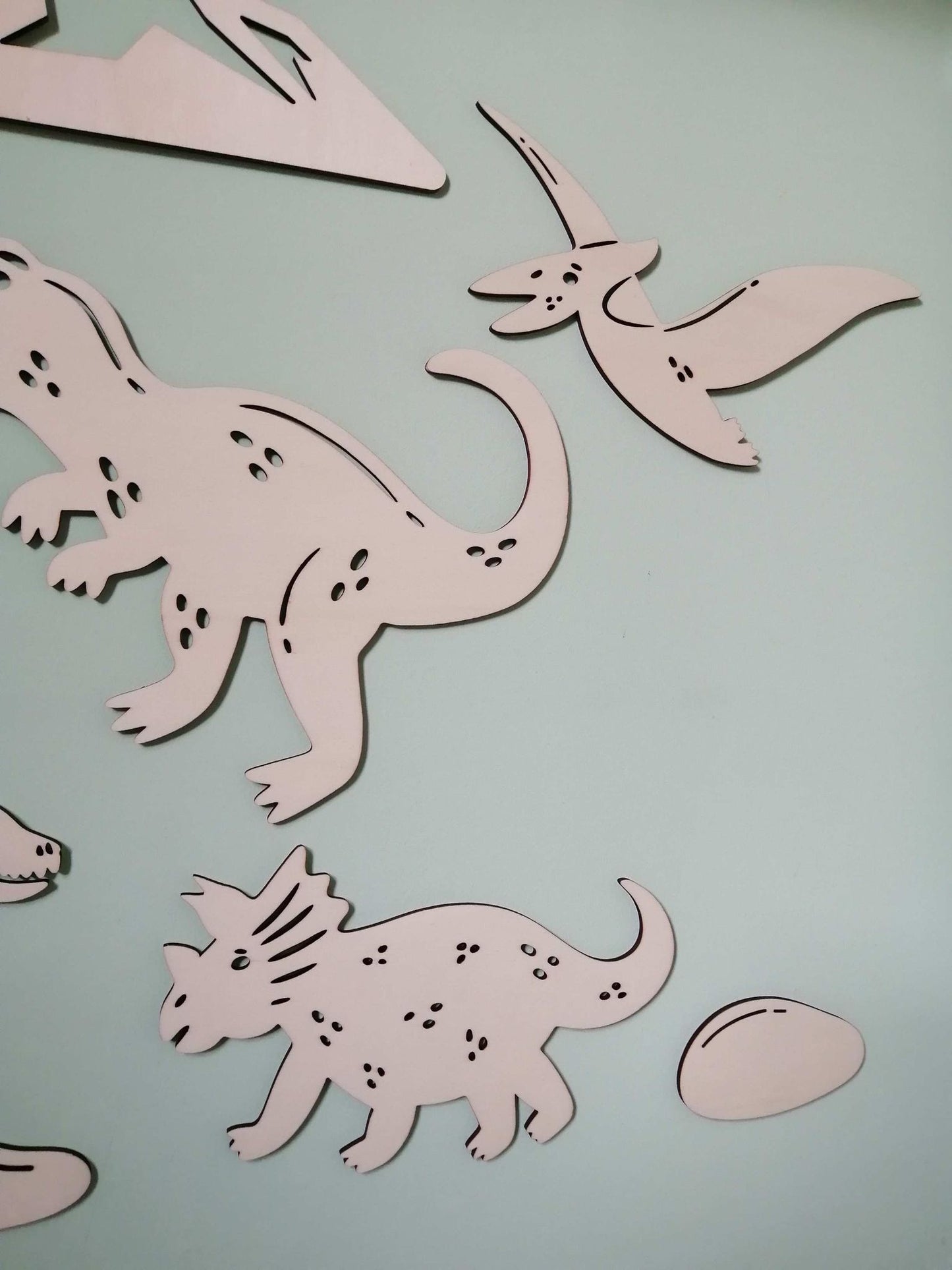 "Les Dinosaures Enchantés" pour chambre d'enfants.