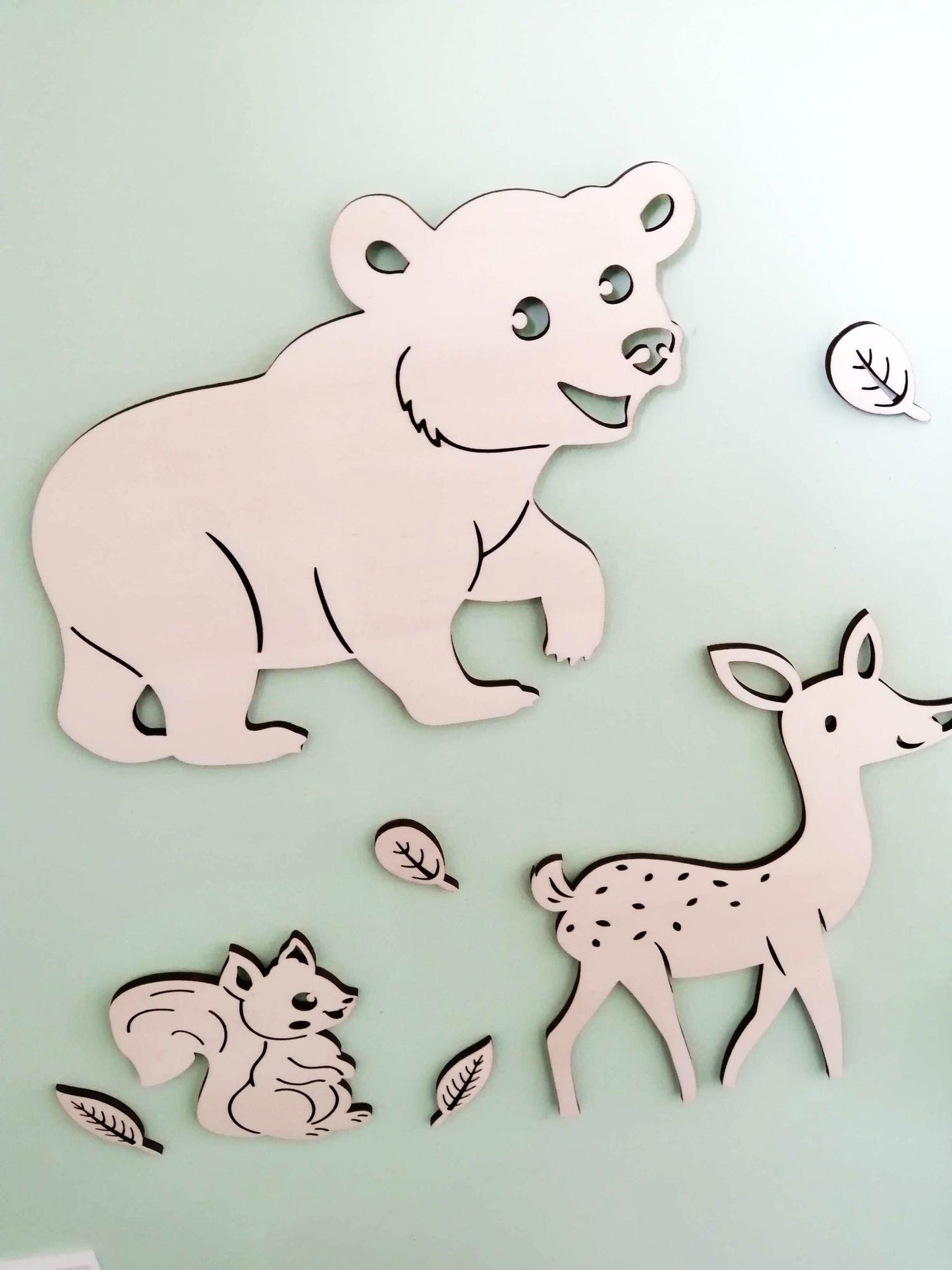 "Décoration Forêt enchantée" pour chambre d'enfant.