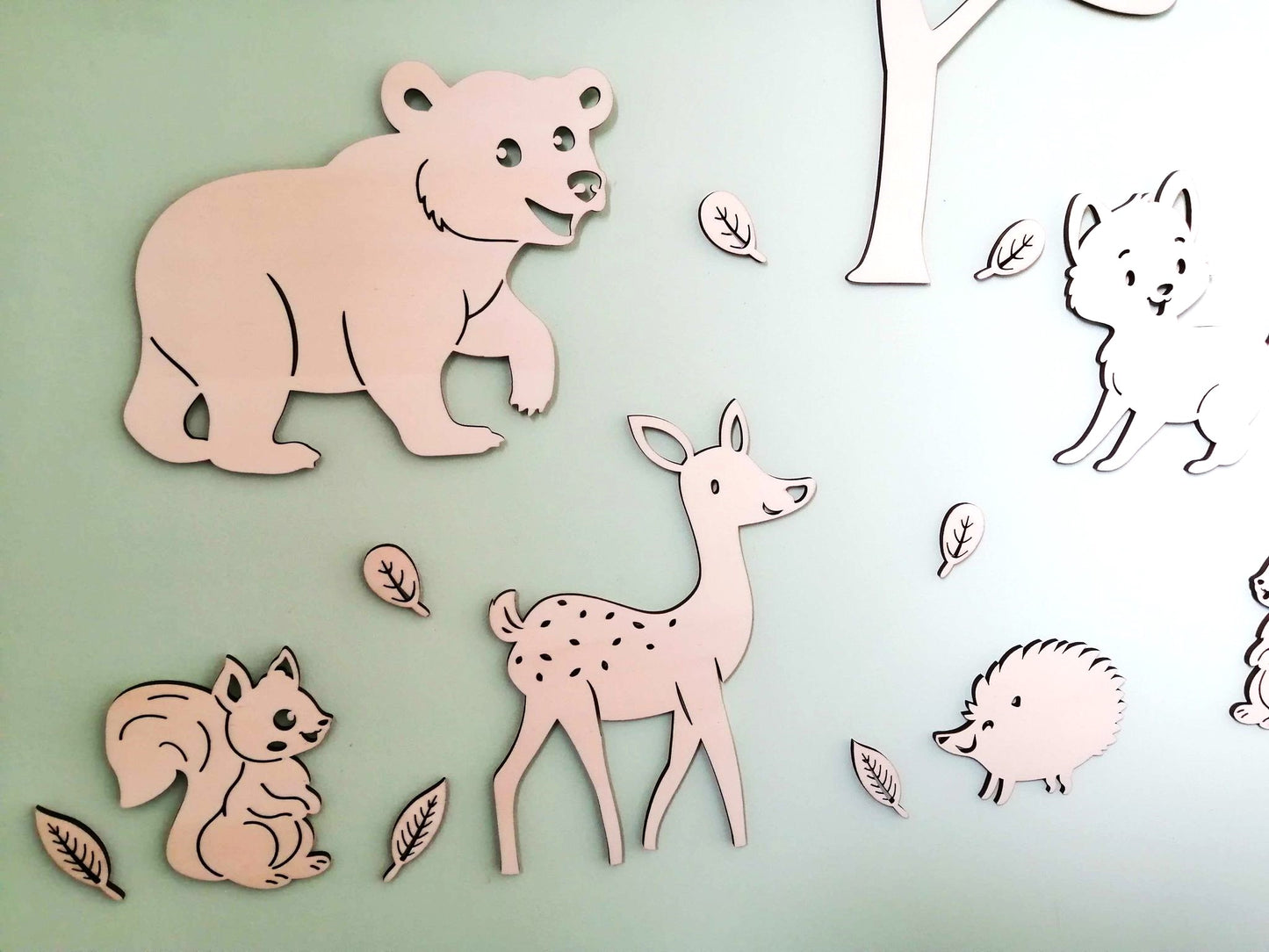 "Décoration Forêt enchantée" pour chambre d'enfant.