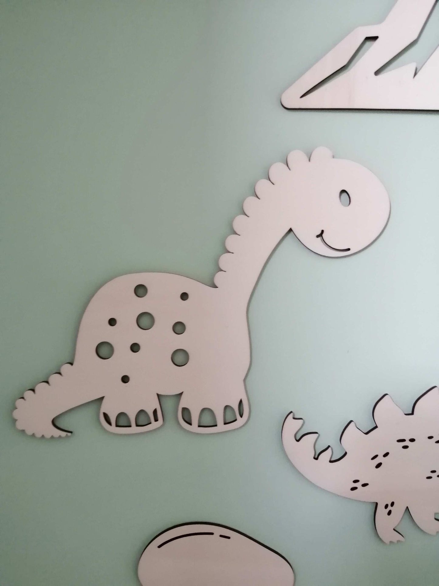 "Les Dinosaures Enchantés" pour chambre d'enfants.