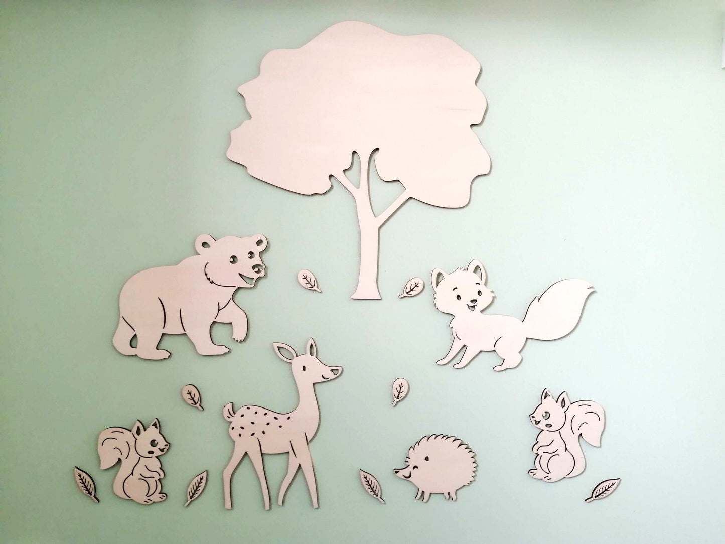"Décoration Forêt enchantée" pour chambre d'enfant.