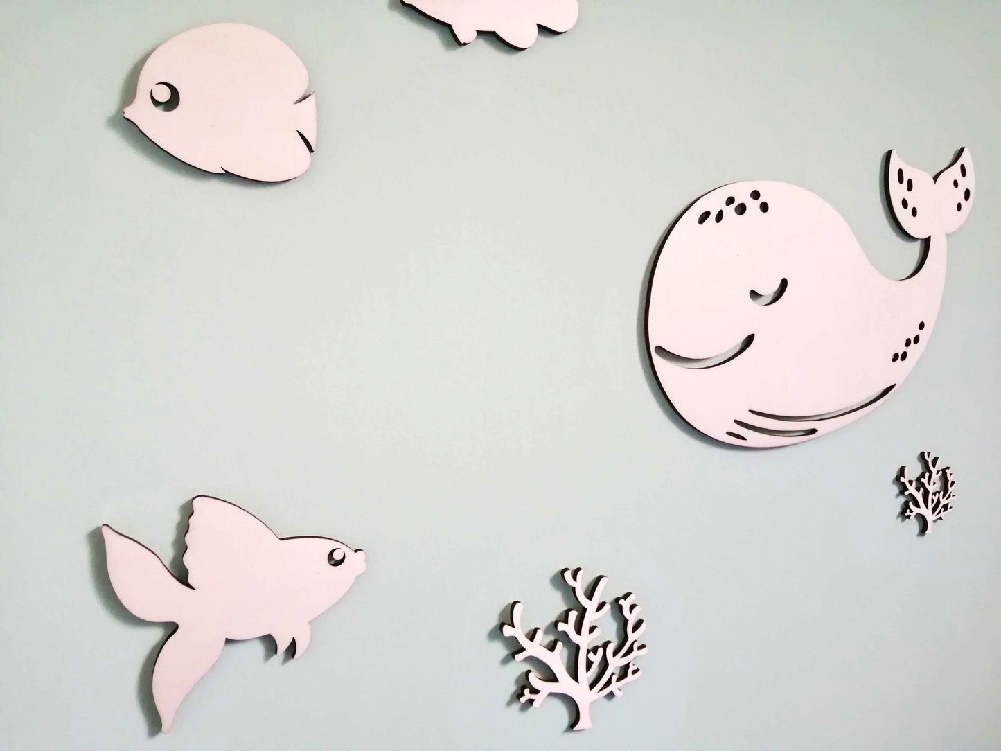 "Fonds Marins Enchantés" pour chambre d'enfant.