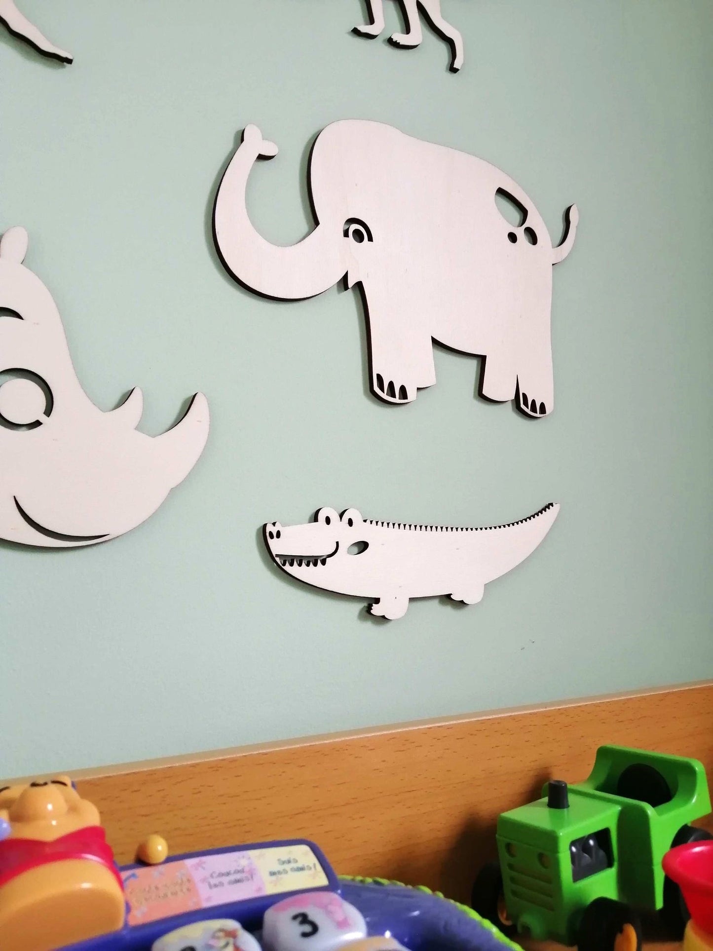 "La Savane Enchantée" pour chambre d'enfant.