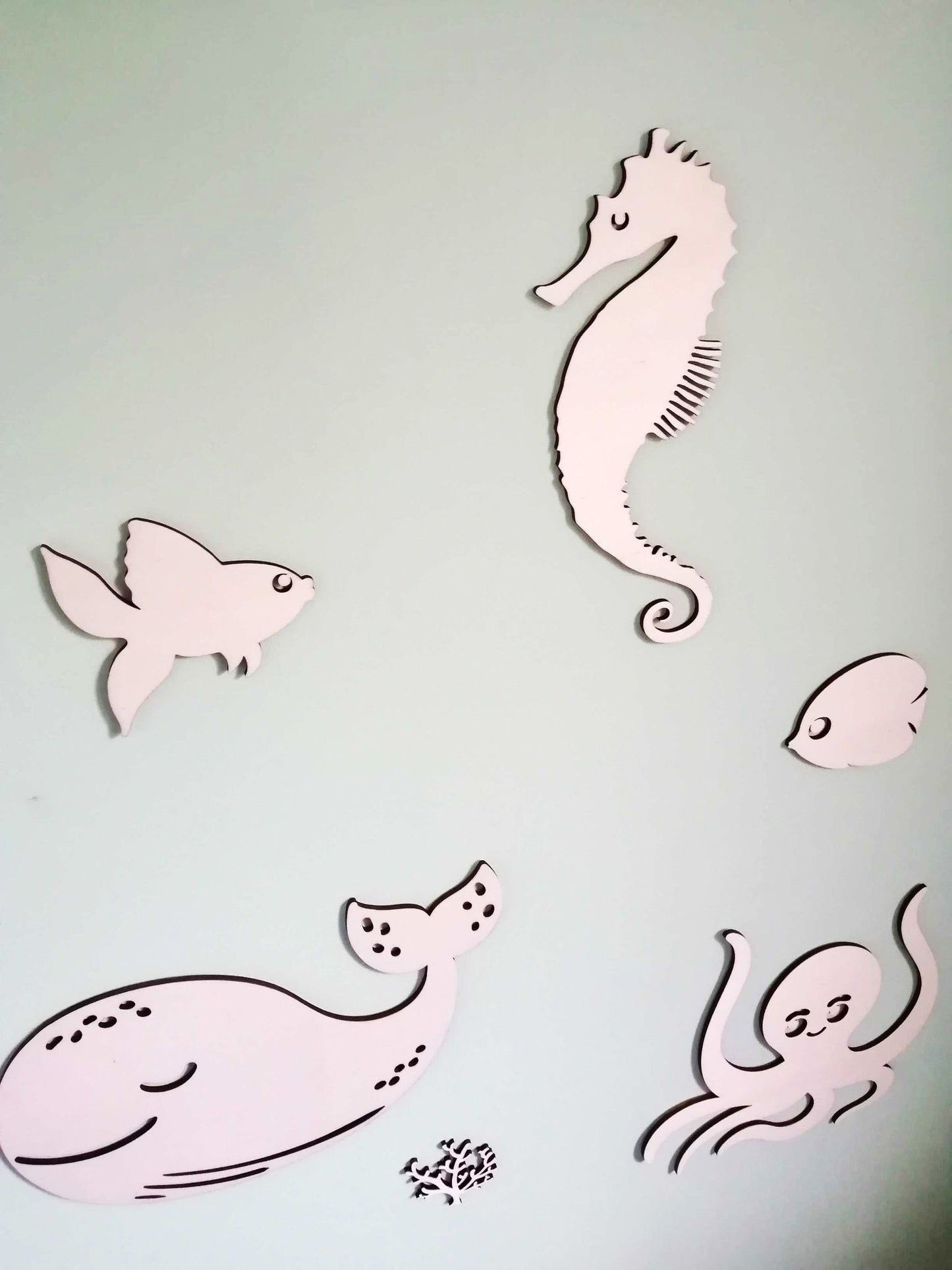 "Fonds Marins Enchantés" pour chambre d'enfant.