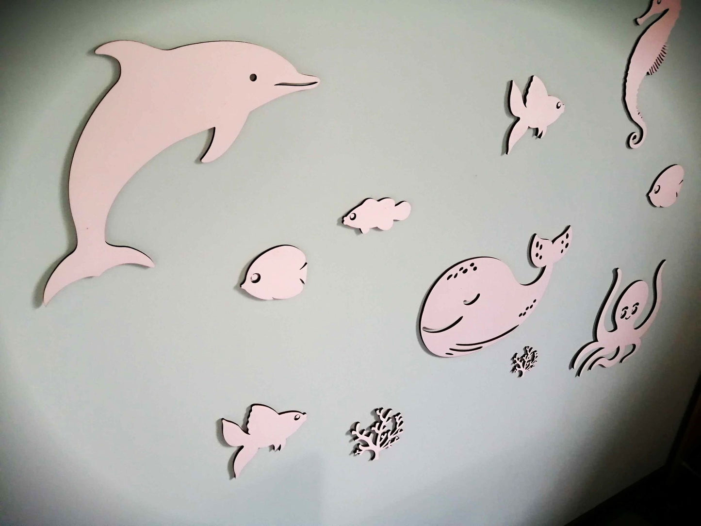 "Fonds Marins Enchantés" pour chambre d'enfant.