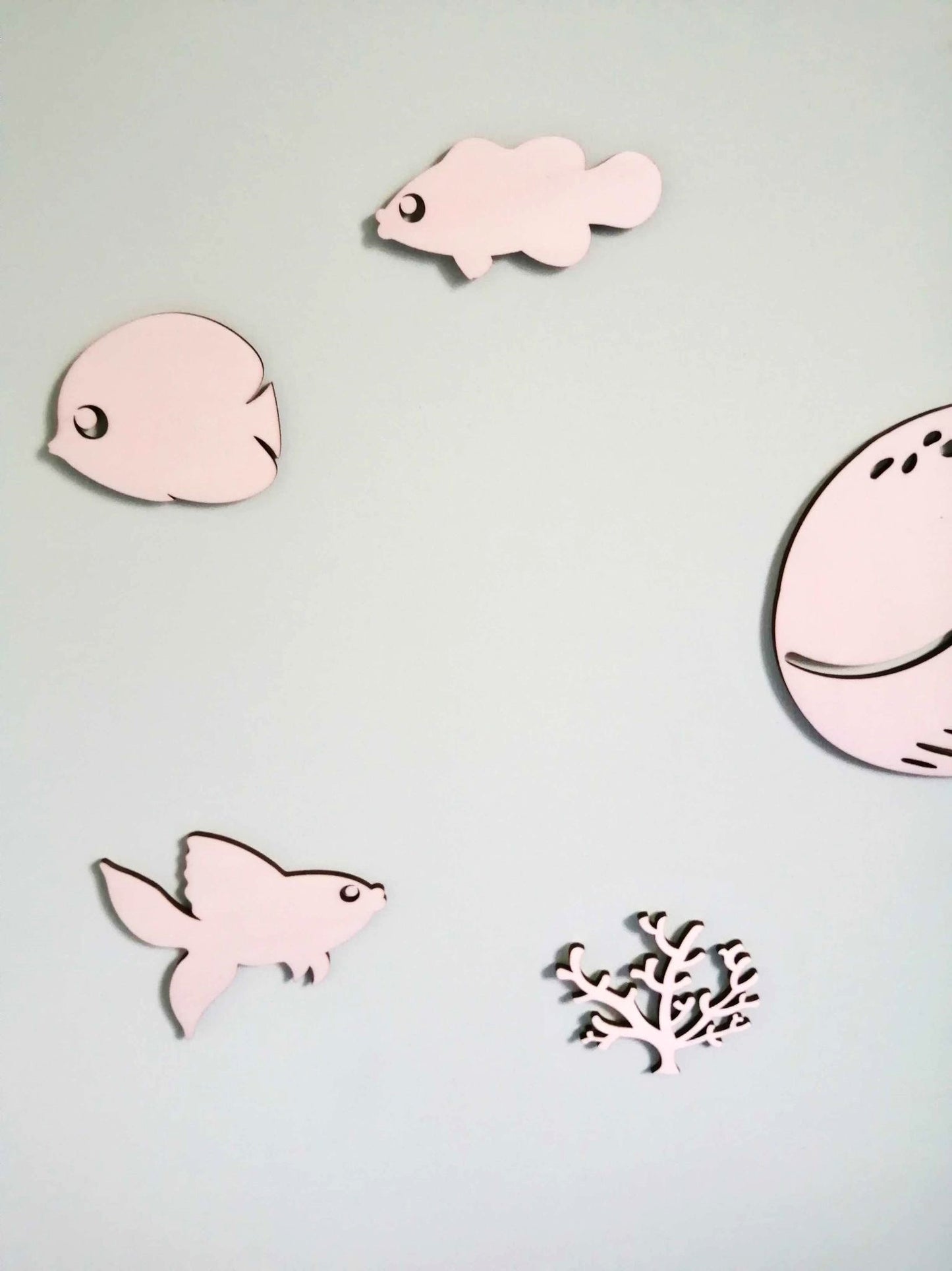 "Fonds Marins Enchantés" pour chambre d'enfant.