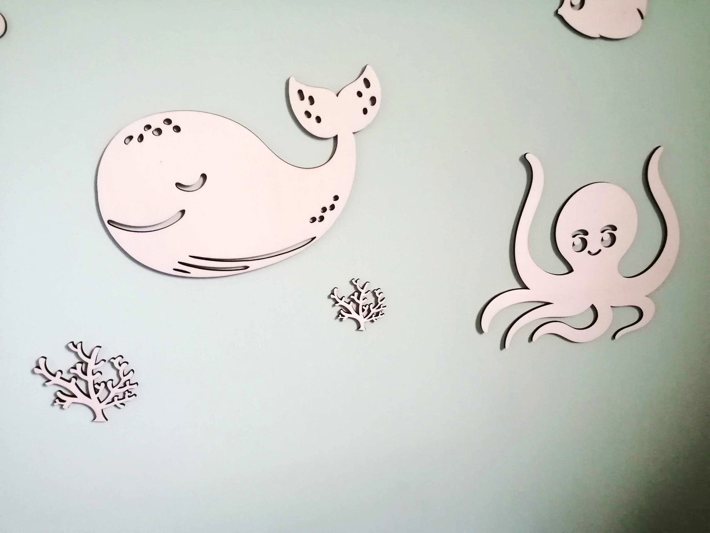 "Fonds Marins Enchantés" pour chambre d'enfant.