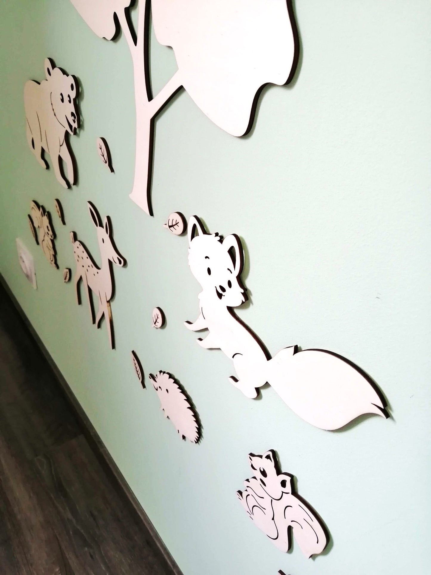 "Décoration Forêt enchantée" pour chambre d'enfant.