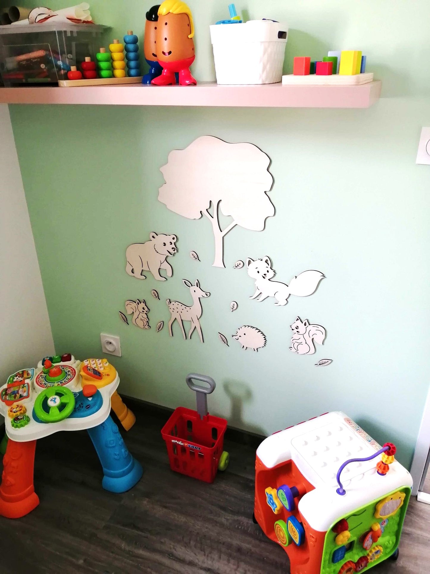 "Décoration Forêt enchantée" pour chambre d'enfant.