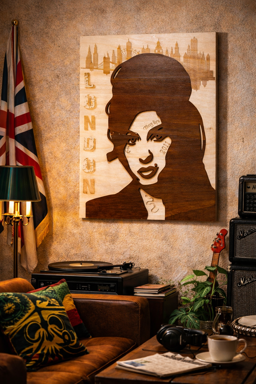 Tableau Amy winehousse pop art loft design