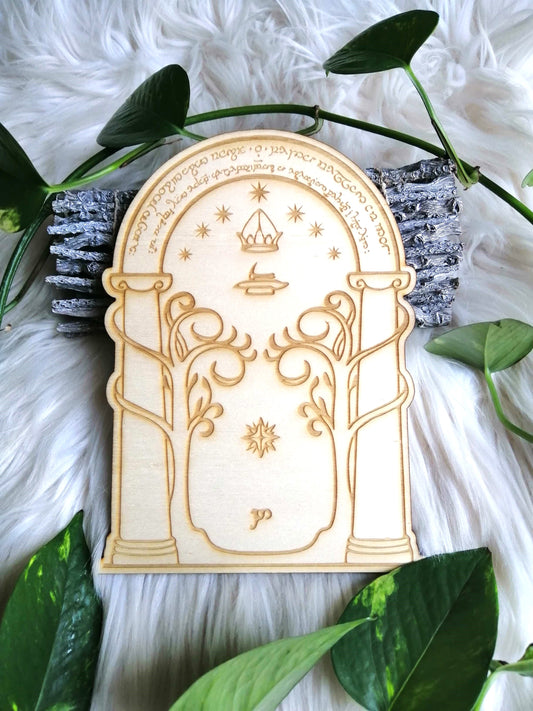 La porte de durin, le seigneur des anneaux, lord of the rings