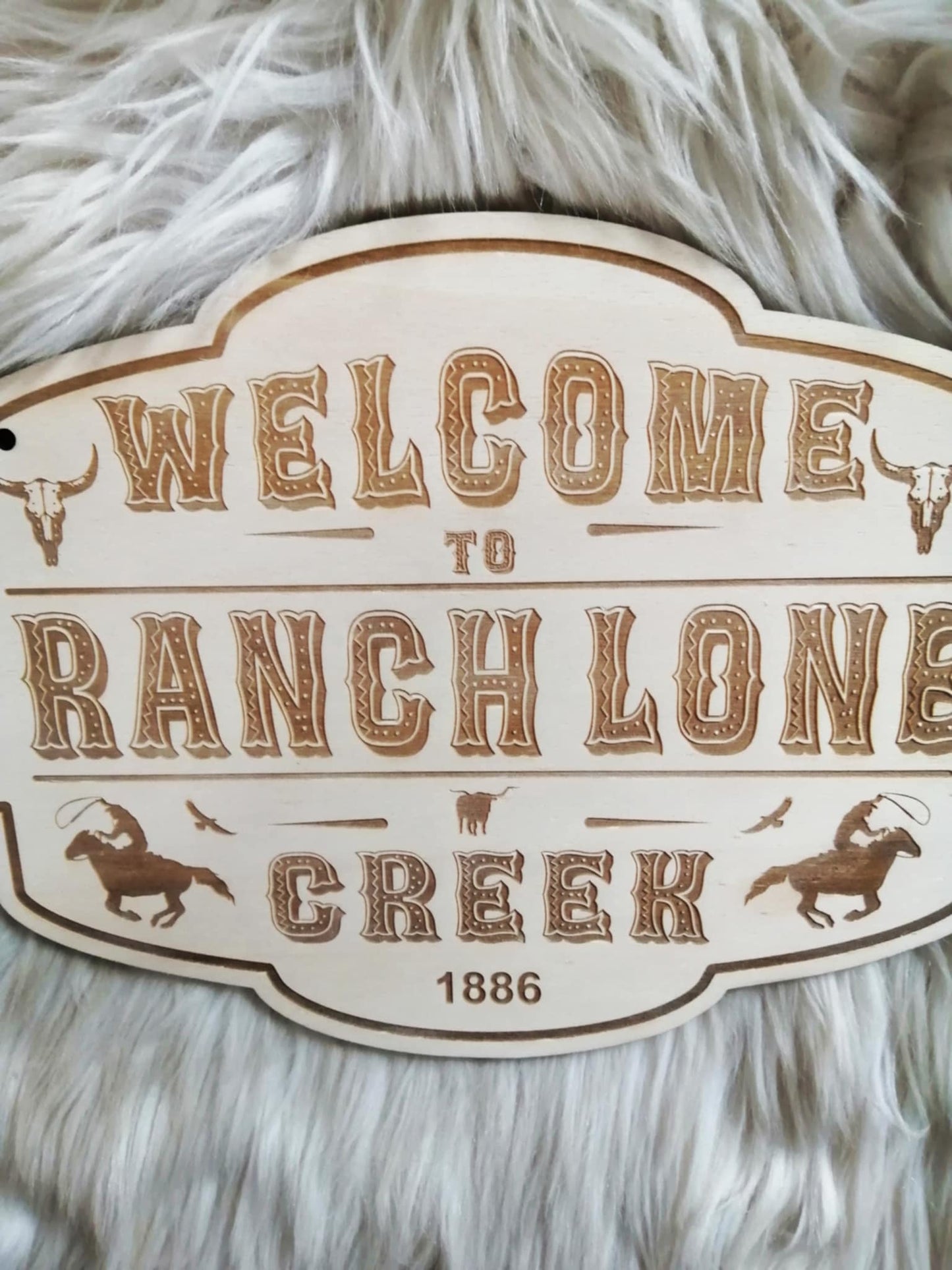 Plaque USA decoration
