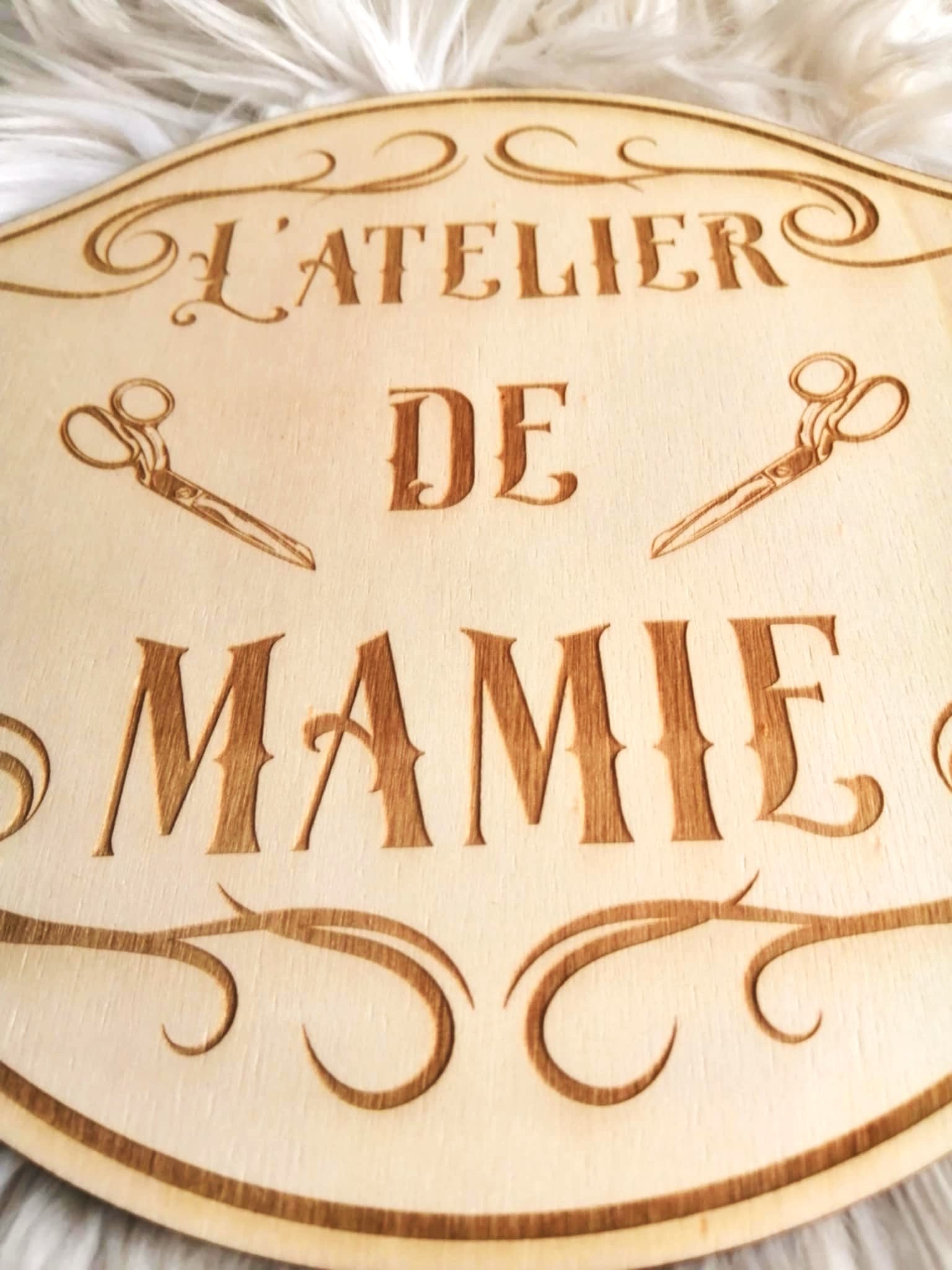 Cadeau original fête des grands-mères en bois personnalisé