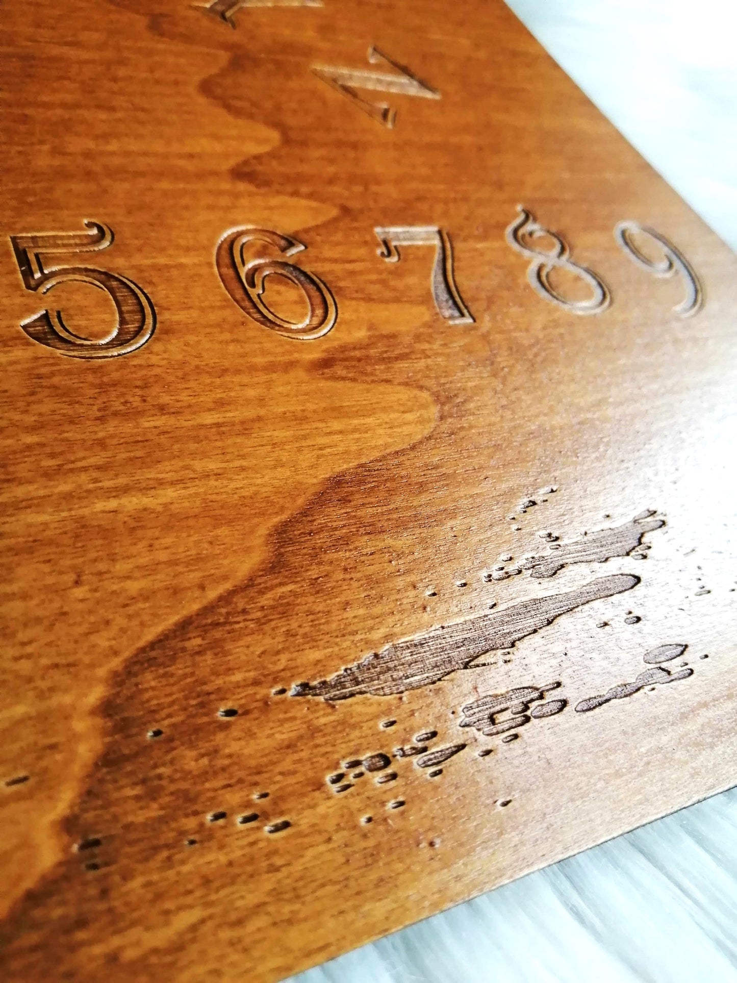 Ouija board dark eye wood