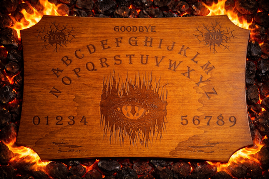 Ouija board demon eye gothic decor