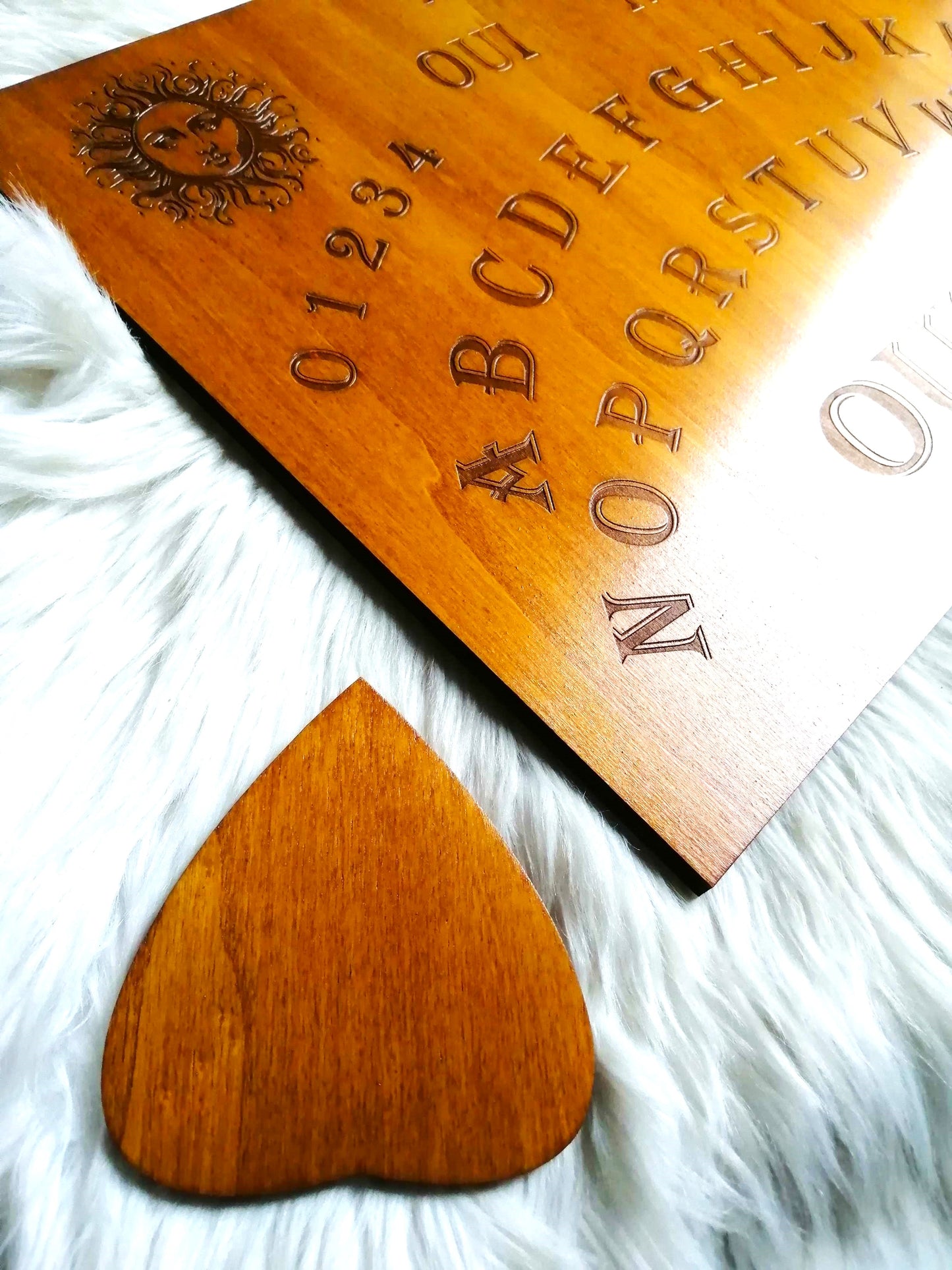 Planche ouija autel mystique bois