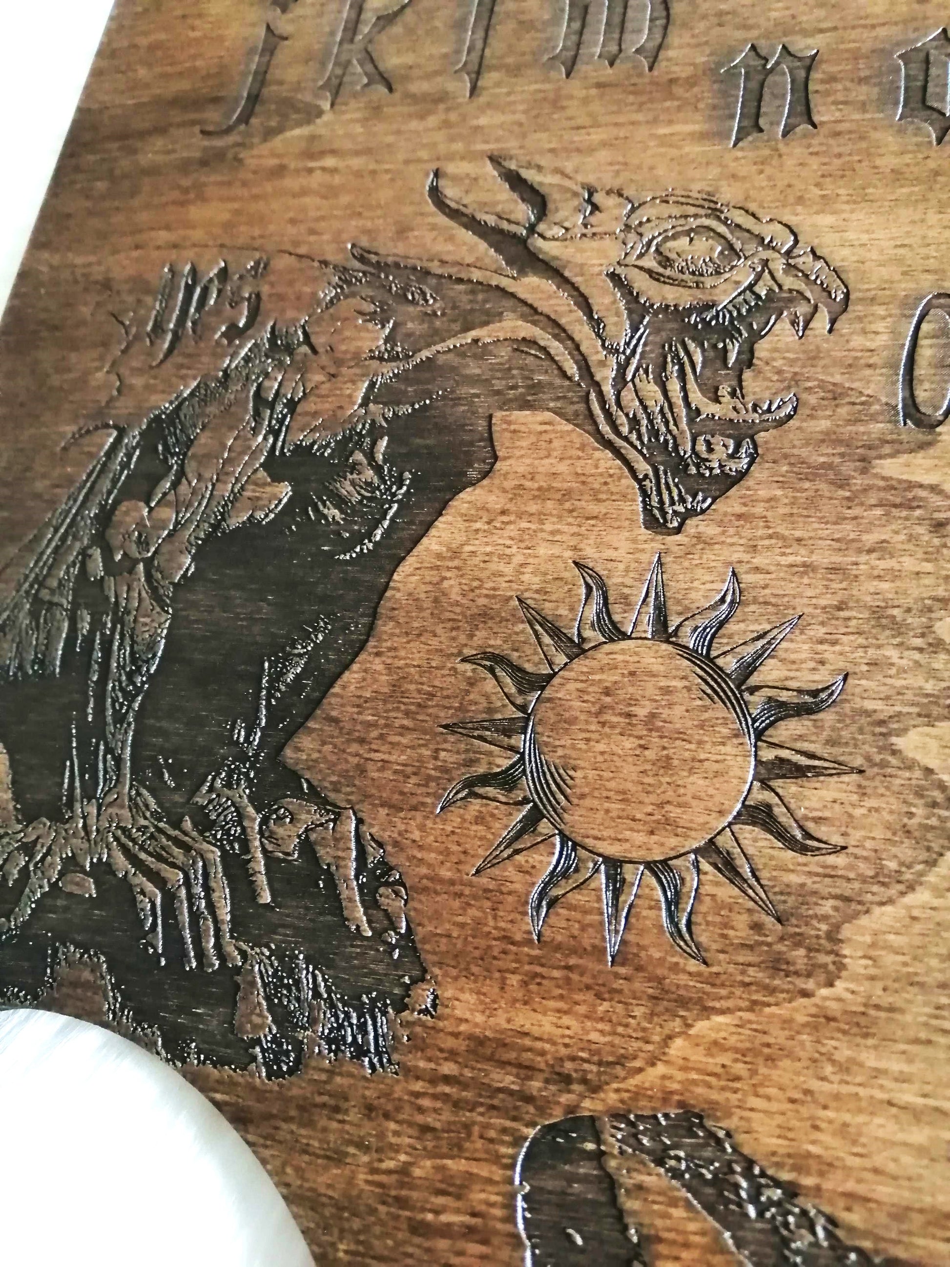 Spirit board bois univers ésotérique