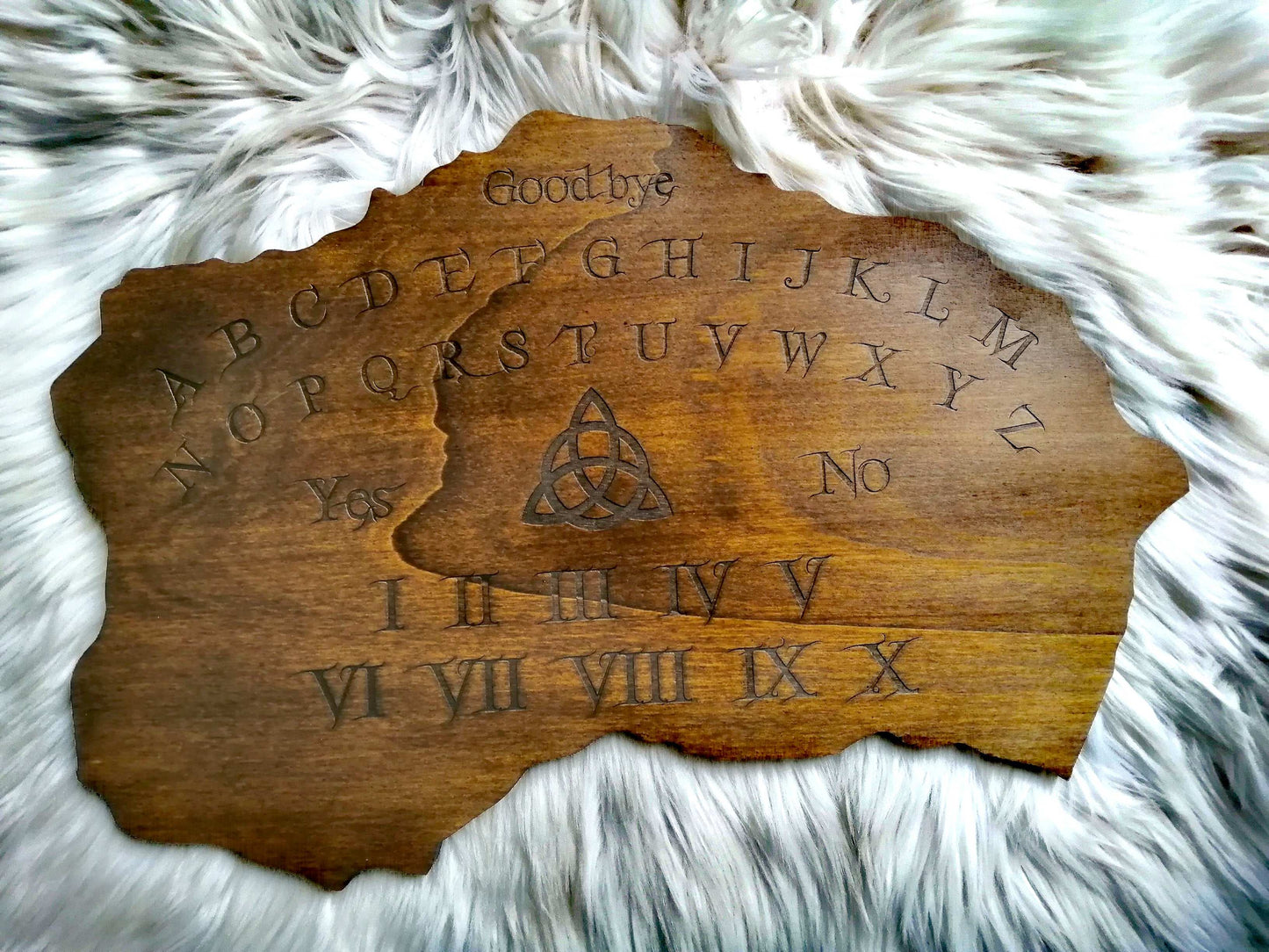 Planche ouija spiritisme bois fabrication française