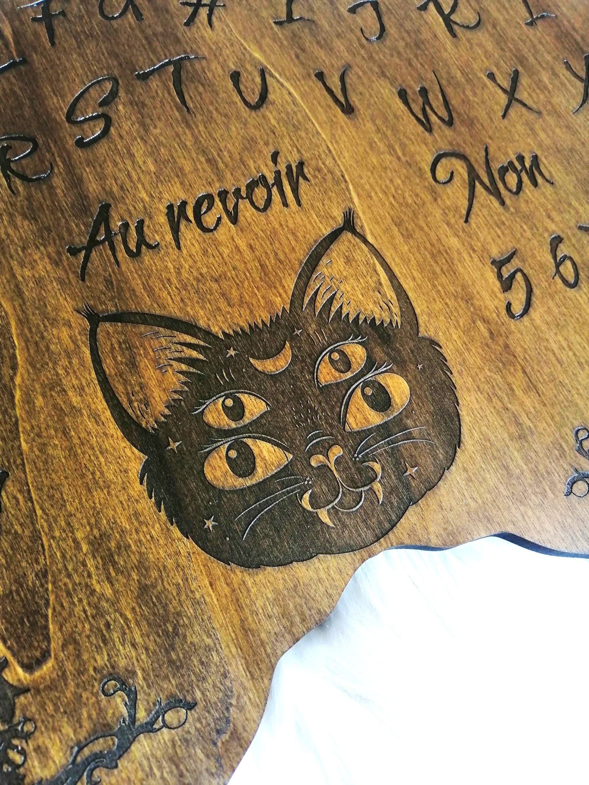 Planche ouija halloween décoration ésotérique