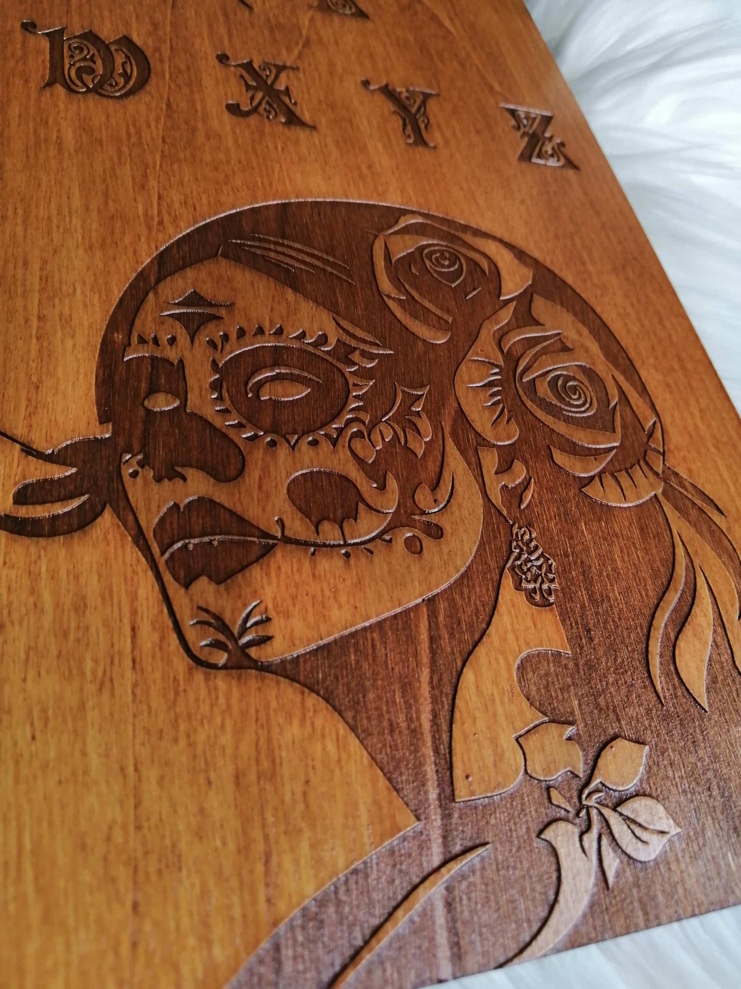 Planche ouija santa muerte décoration ésotérique
