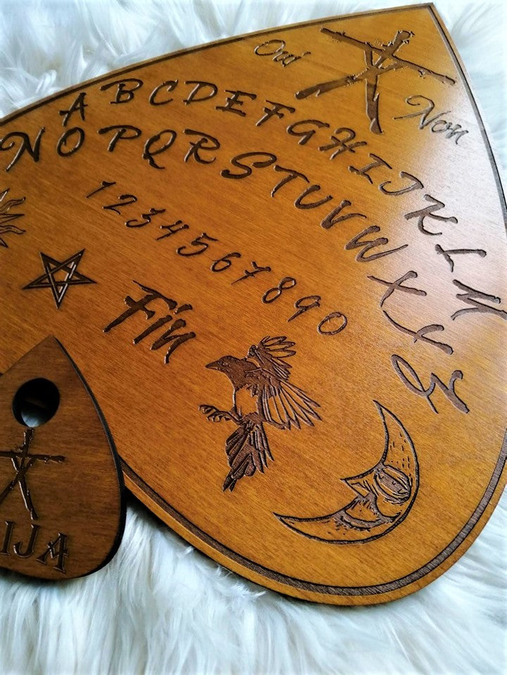 spirit board personnalisée divination