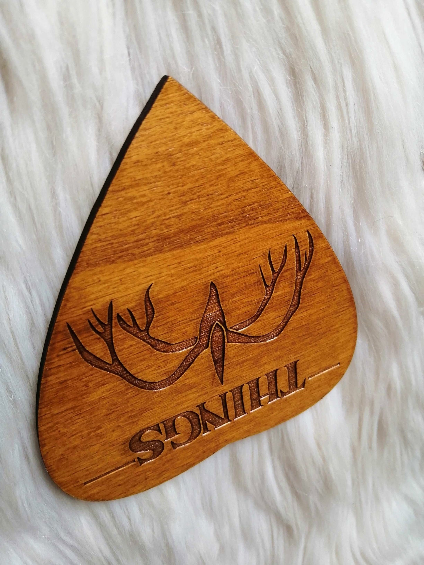 Ouija Board Wood Artisanale – Planche Ouija Inspirée de Stranger Things Spirit Board en Bois