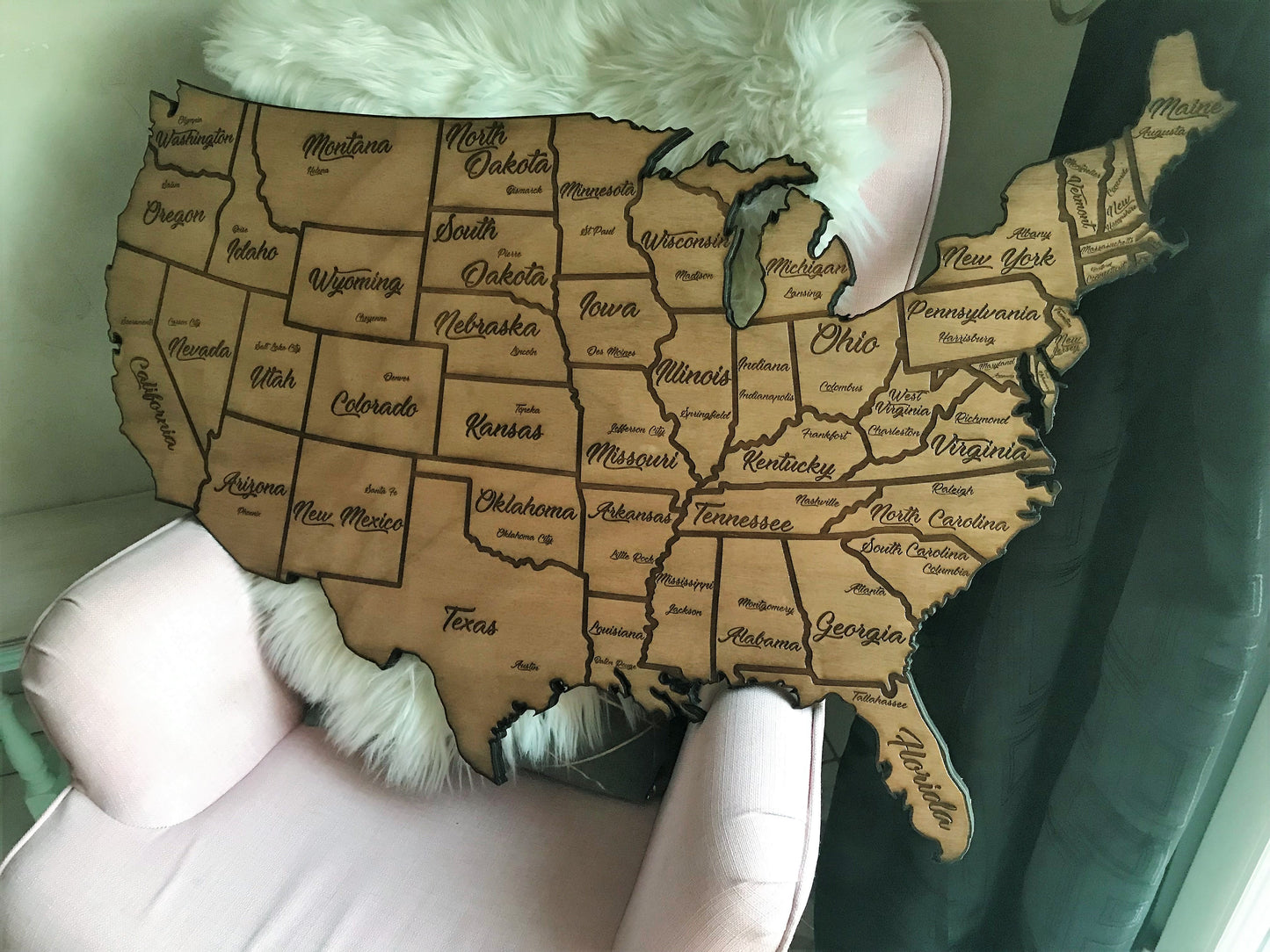 Carte des USA