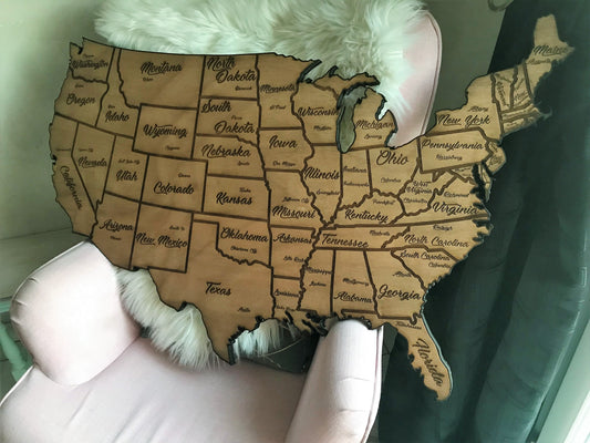 Carte des USA