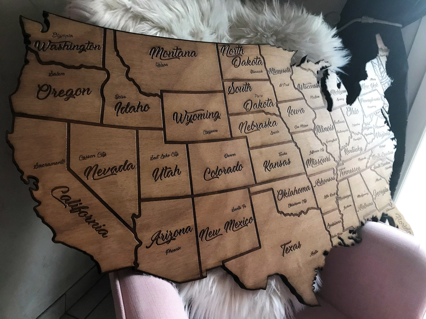 Carte des USA
