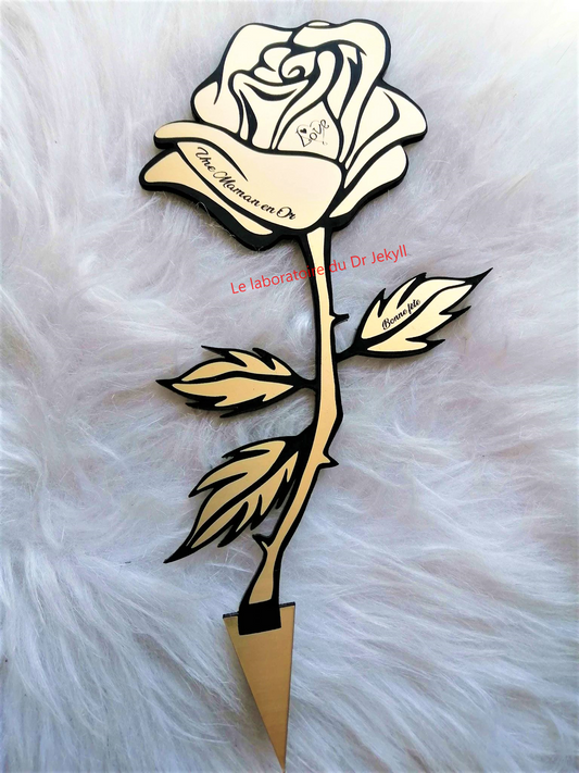 Rose personnalisée