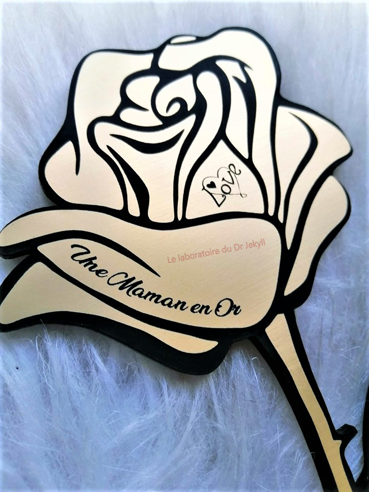 Rose personnalisée
