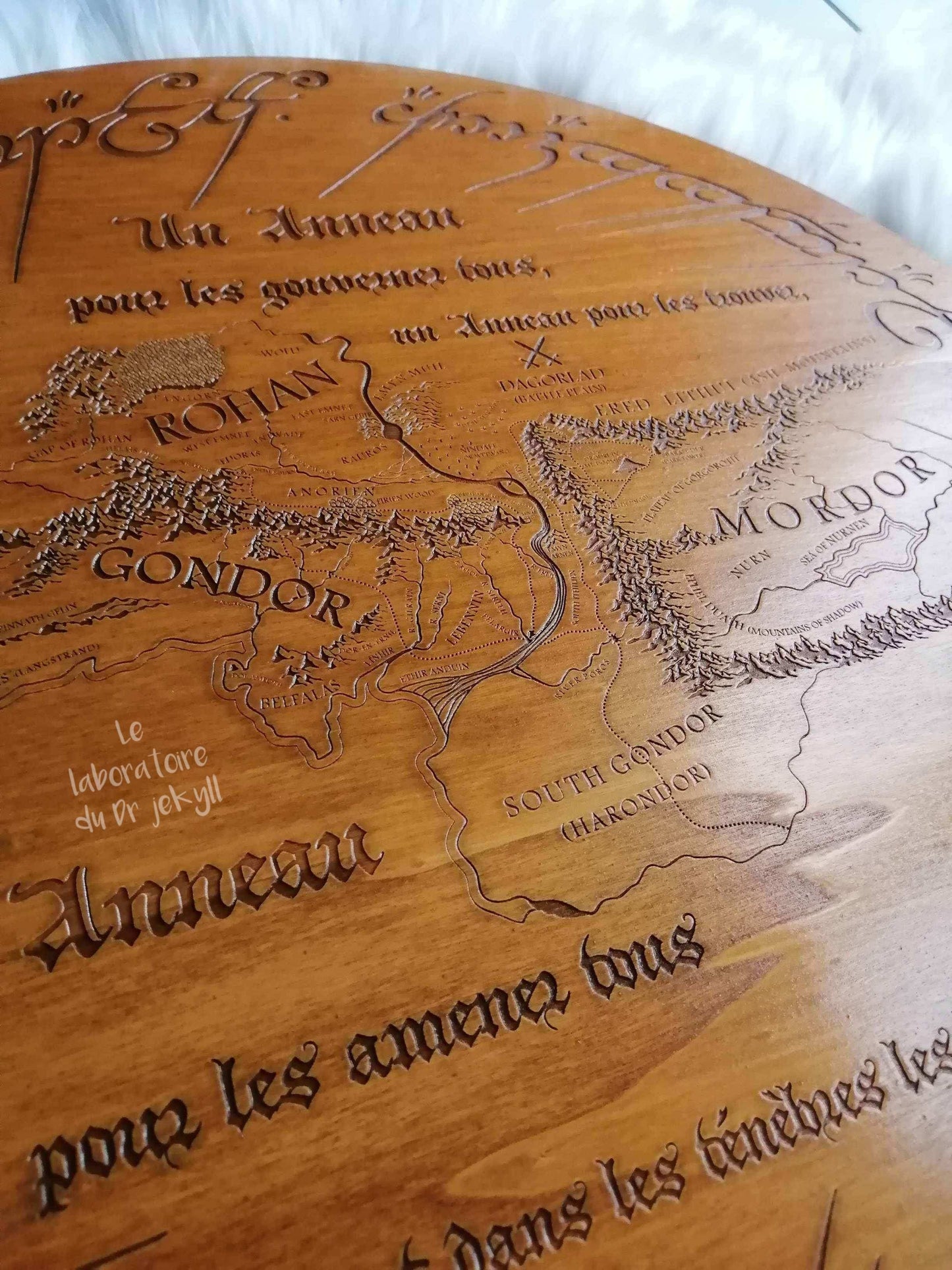 Carte fantastique bois univers épique