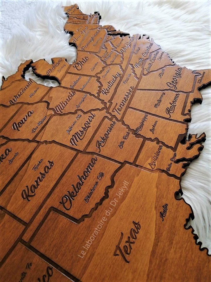 CARTE DES USA