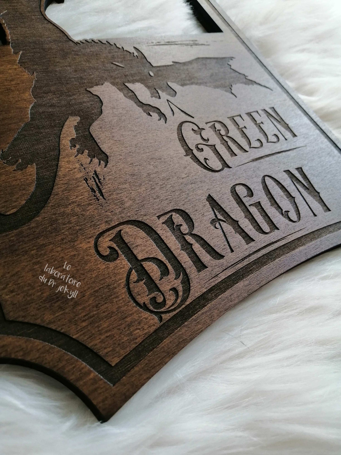 Dragon fantasy bois décoration murale