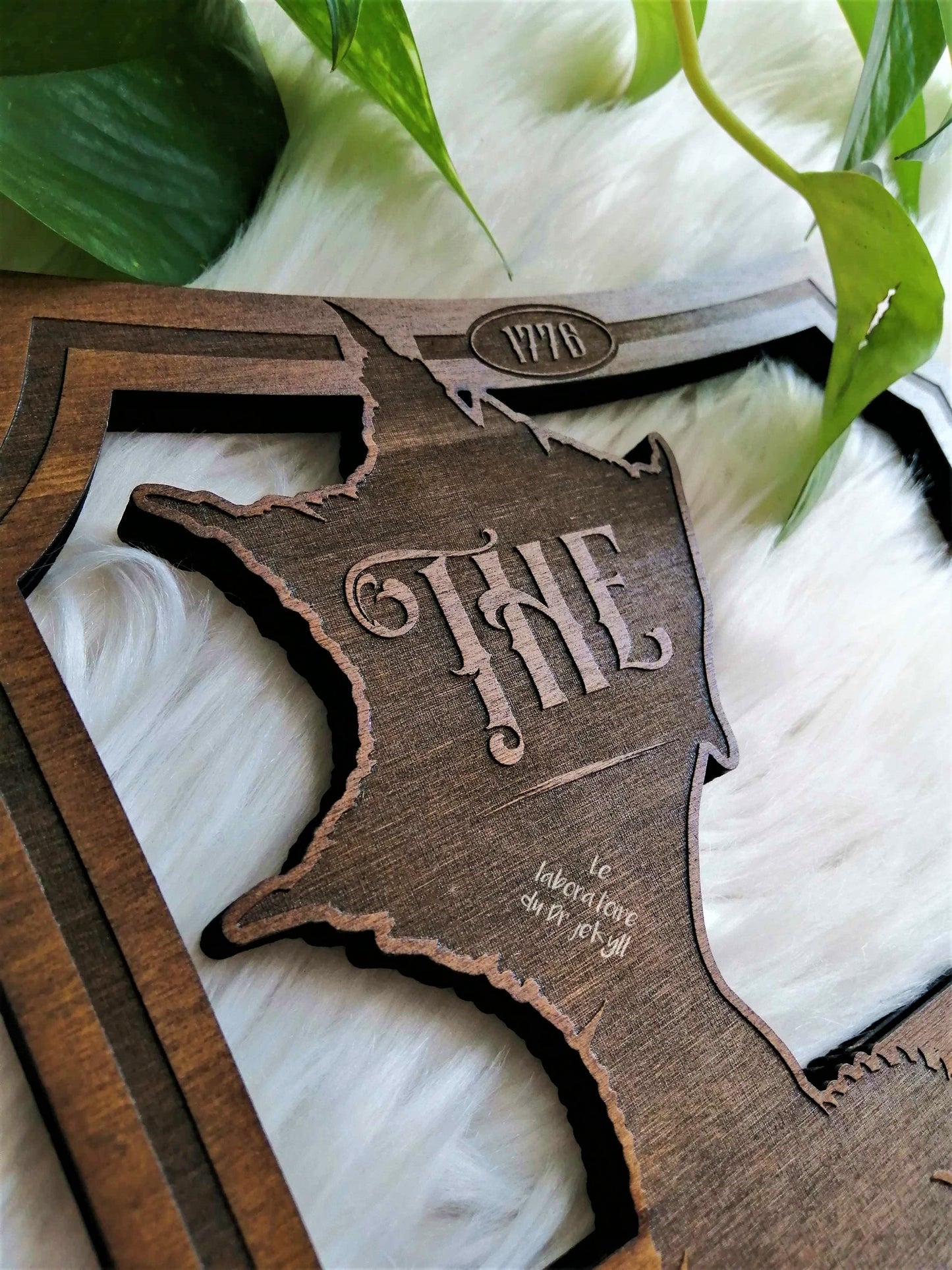 dragon wall art wood decor