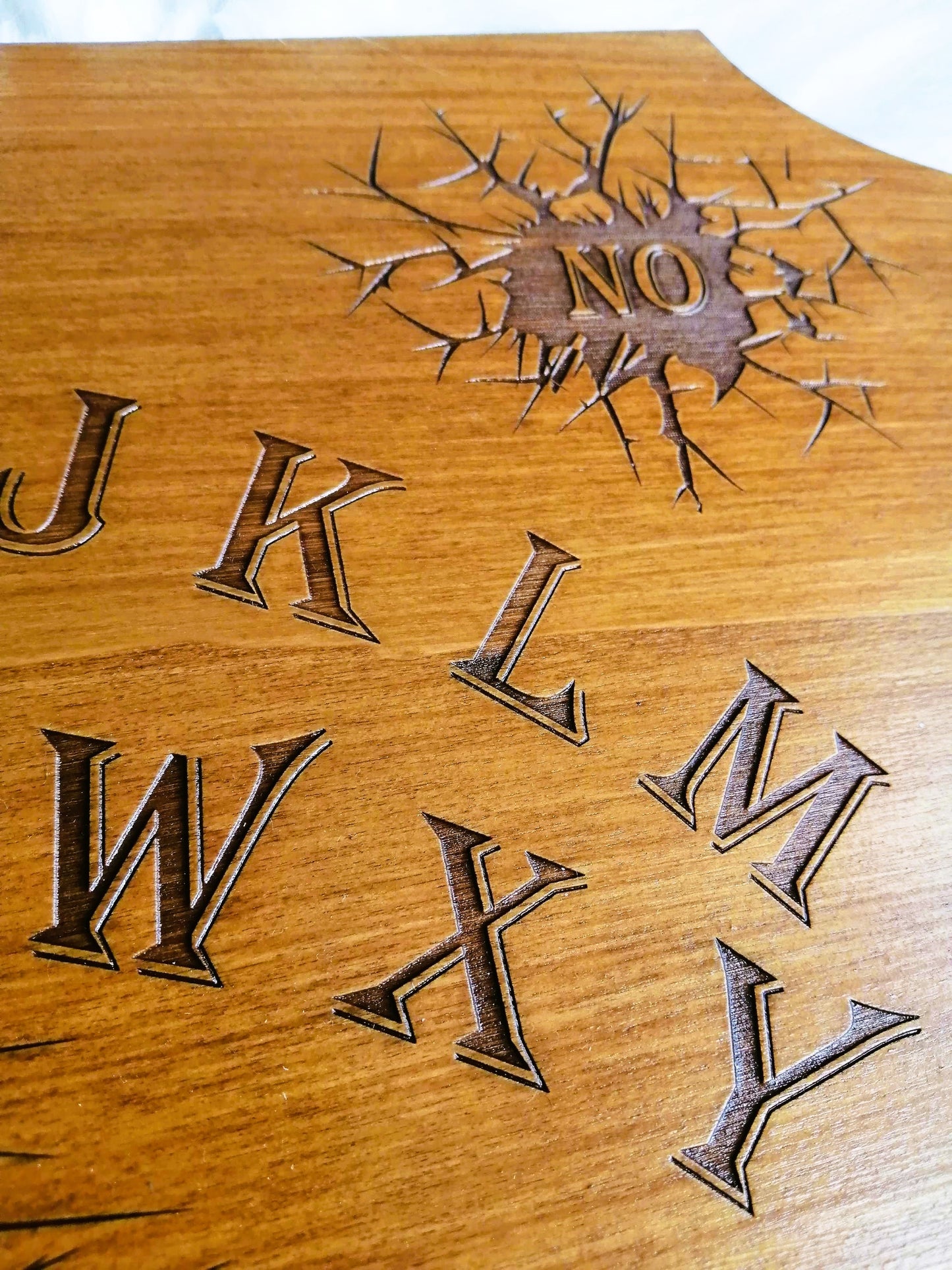 Handmade ouija board pazuzu spirit board