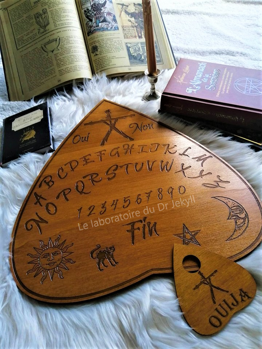 Ouija board witch bois gravé artisanale