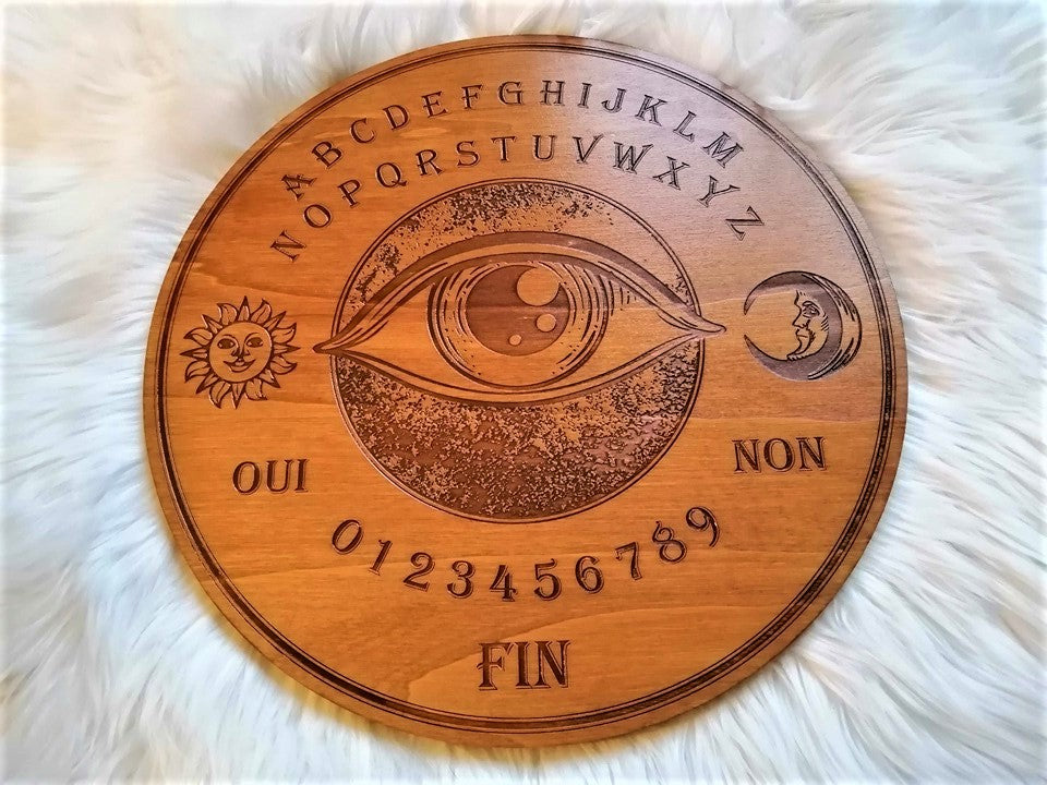 Planche ouija paranormal décoration ésotérique