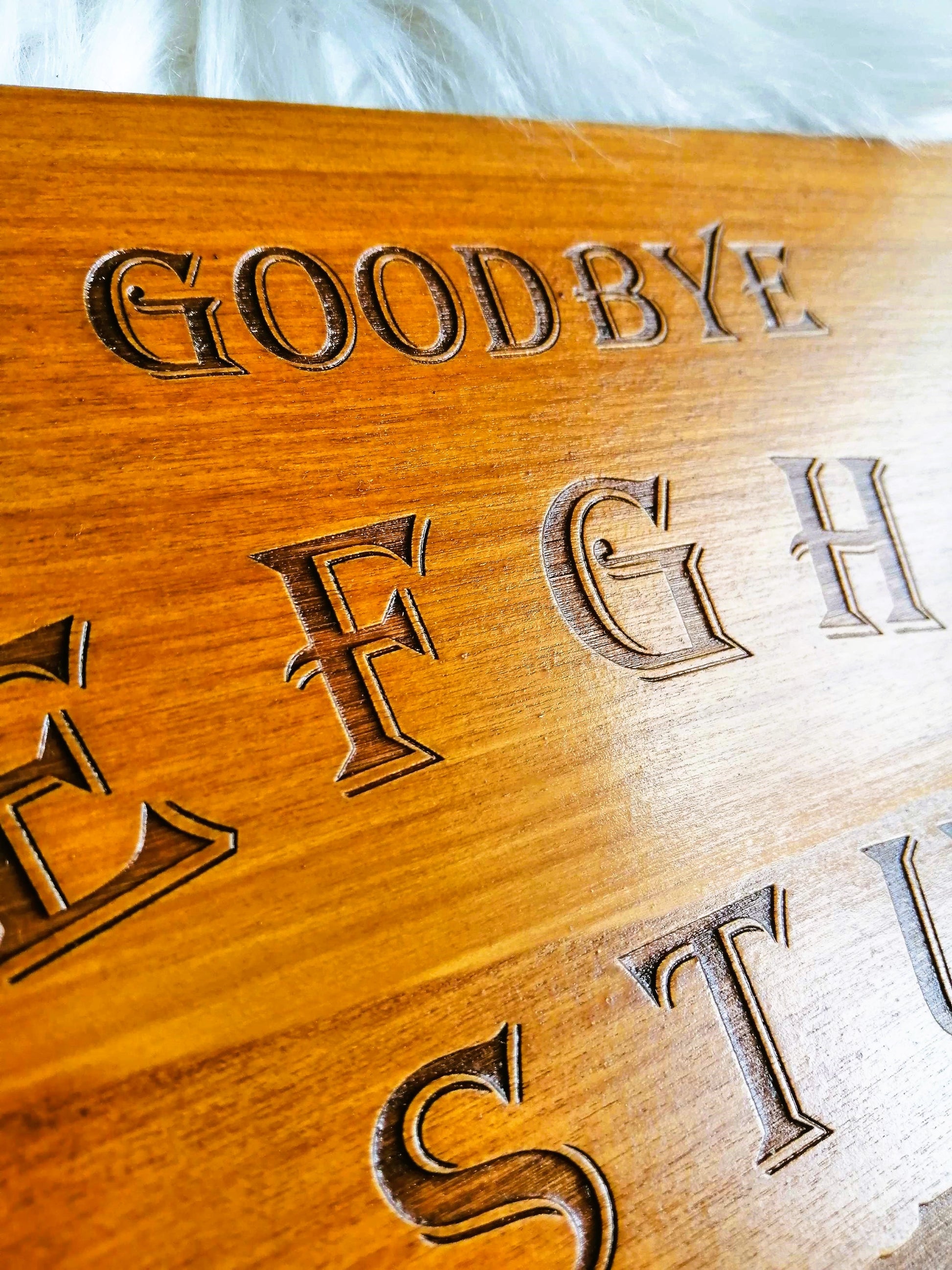 ouija board good bye
